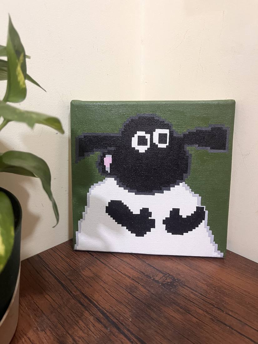 Acrylic canvas painting